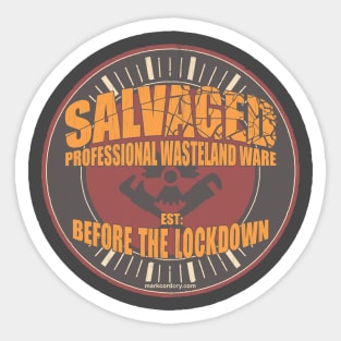 SALVAGED Ware Retro #4 Sticker